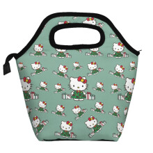 Hello Kitty Weihnachts-Isolier-Lunchtasche aus Polyester, faltbar