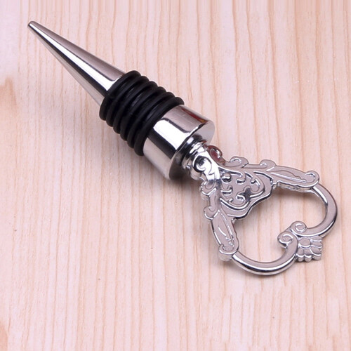 Bouchon de bouteille de vin en alliage avec strass (1 pièce)