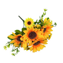 Solsikkebuket silke kunstig blomsterdekoration