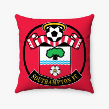 Taie d'oreiller Southampton FC en polyester filé 45 x 45 cm
