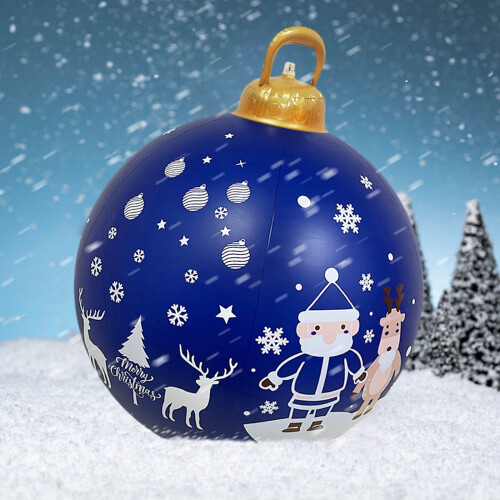 60cm Outdoor Christmas Inflatable Ball Decoration
