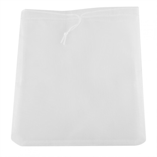 Sac à lait végétal en nylon à cordon de serrage réutilisable
