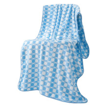 Blue Coral Fleece Bath Towel – Absorbent, Lint-Free,