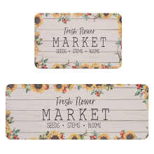 Tanuke Kitchen Carpet Set – 2 Pieces, Washable & Non-Slip