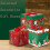 Large Santa Christmas Gift Box with Lid, Folding Square 1