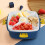 Boîte à bento empilable avec saladier et plateau à 4 compartiments 1