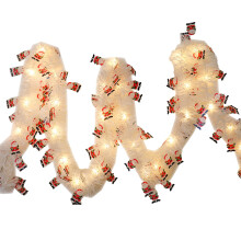 LED-Lichterkette aus Kupferdraht, 100 cm, Gelb