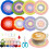 Crochet Coaster Kit for Beginners – 8 Puff Coasters with 1