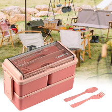 Boîte à bento Poaug pour adultes, étanche, compatible micro-ondes,