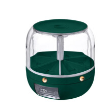 Dispensador de arroz Poaug com 6 compartimentos e rotação de 360