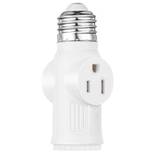 Adaptateur de douille E26 à 3 broches polarisées (1 pièce)
