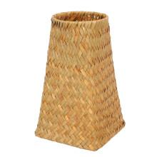 Vase en verre tressé à fleurs style rustique (1 pièce)