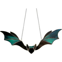 Décoration de fenêtre chauve-souris d'Halloween en acrylique