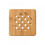 Bamboo Coaster Set – Round & Square Heat-Resistant Mats 1