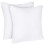 Coussin carré blanc Core 50x50cm Lot de 2 1