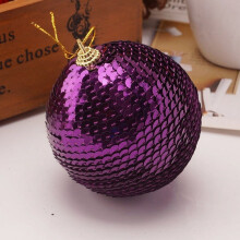 Boules de Noël à paillettes, ornement de 8 cm