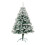 4ft Flocked PVC Christmas Tree with Metal Stand 1