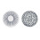 Lot de 2 sous-verres ronds en diatomite 1