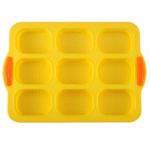 Karymi 9-Piece Oval French Bread Baking Moulds