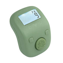 Leiser Knopfdruck, wiederaufladbarer digitaler Zähler für-Grün