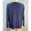 Womens Pile Neck Sweater Soft Knit Long Sleeve Pullover-Black M 3