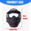 Cycling Full Face Guard High Transparency Protective Goggles 3