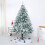 4ft Flocked PVC Christmas Tree with Metal Stand 3