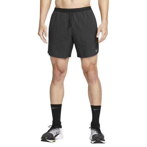 Nike (M, Black/Silver) Nike Mens Stride Running Shorts 2