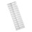 Space Saving 26 Pocket Door Hanging Planner Clear Pouches-White 1
