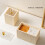 Space Saving Resin Box For Cotton Swabs And Toothpicks-B 6