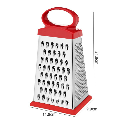 Râpe à quatre faces en acier inoxydable avec poignée 1