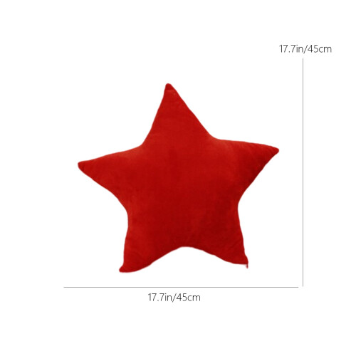 Stervormig pluche kussen van 17,7 inch. 2
