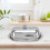 Burriera in acciaio inox con coperchio 2