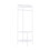 Freestanding coat rack with 2 shelves and corner storage 2