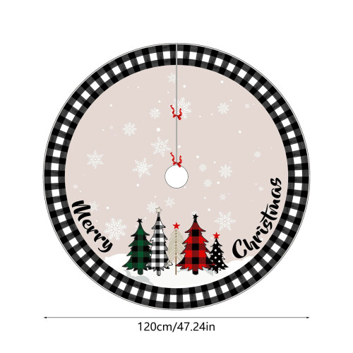 Saia para árvore de Natal de 122 cm (48 polegadas) para uso interno e externo. 2