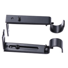 Adjustable Curtain Rod Wall Bracket 2 Pieces