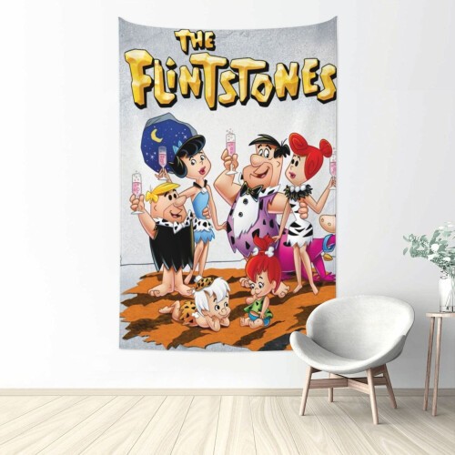 Flintstones-animaatioseinävaate teini-ikäisille