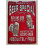 Plaque métallique vintage de bière, 20 x 30 cm 1