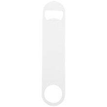 White Stainless Steel Bottle Opener