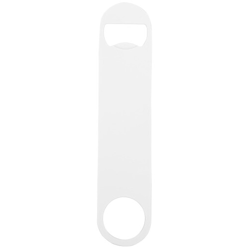 White Stainless Steel Bottle Opener