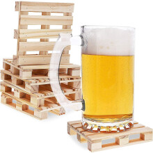 Wooden Mini Pallet Coaster Set 4 Pack