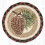 Pinecone Round Coaster 7 x 7 Inches 1