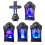 Halloween LED-gravstenslampor - 5-pack 1