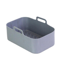 Plateau en silicone pour friteuse à air chaud - Convient au contact alimentaire, antiadhésif, 19,5 x 12,7 cm
