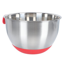 Bol mélangeur en acier inoxydable avec fond en silicone, 18 cm