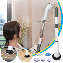 Electric Spin Scrubber Cordless with Adjustable Handle