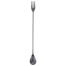 Doppelköpfiger Cocktaillöffel aus Edelstahl (4 Stück)