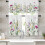 Spring Floral Window Valance Set 52" x 18" (3 pcs) 1