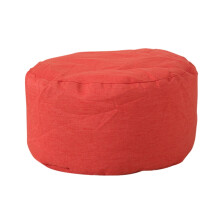 Vegánsky kožený poťah na puf, priemer 42,5 cm, výška 30,5 cm