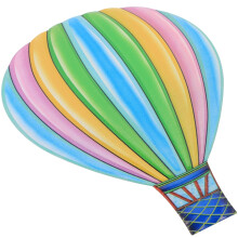 Fém hőlégballon fali dekoráció nappaliba, 1 darab